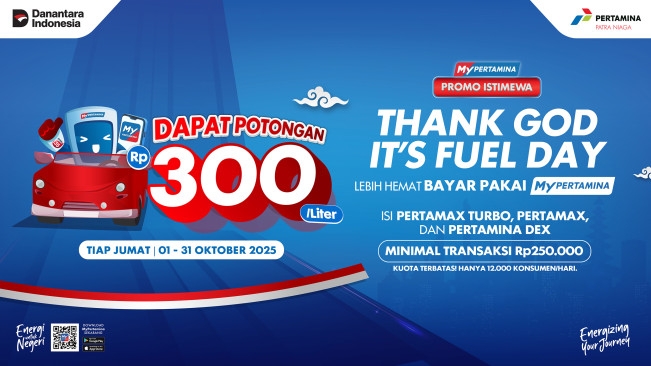 Promo BBM Pertamina 3 Oktober 2025. (pertaminapatraniaga)